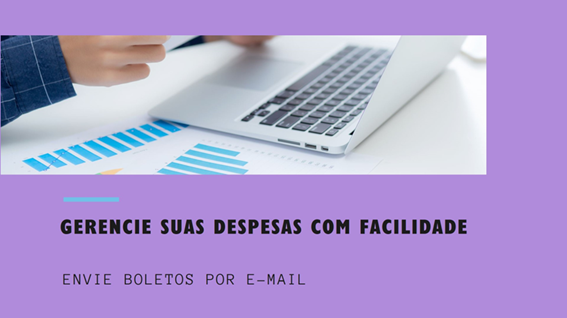 Sistema de despesas com a facilidade em seu computador e envio de boletos por e-mail